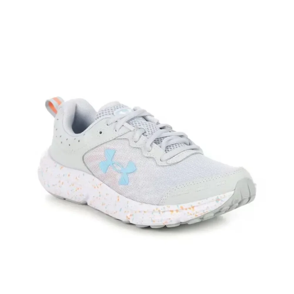 Under Armour Charged Assert 10 Paint Splatter Shoes Women’s 7.5 Gray